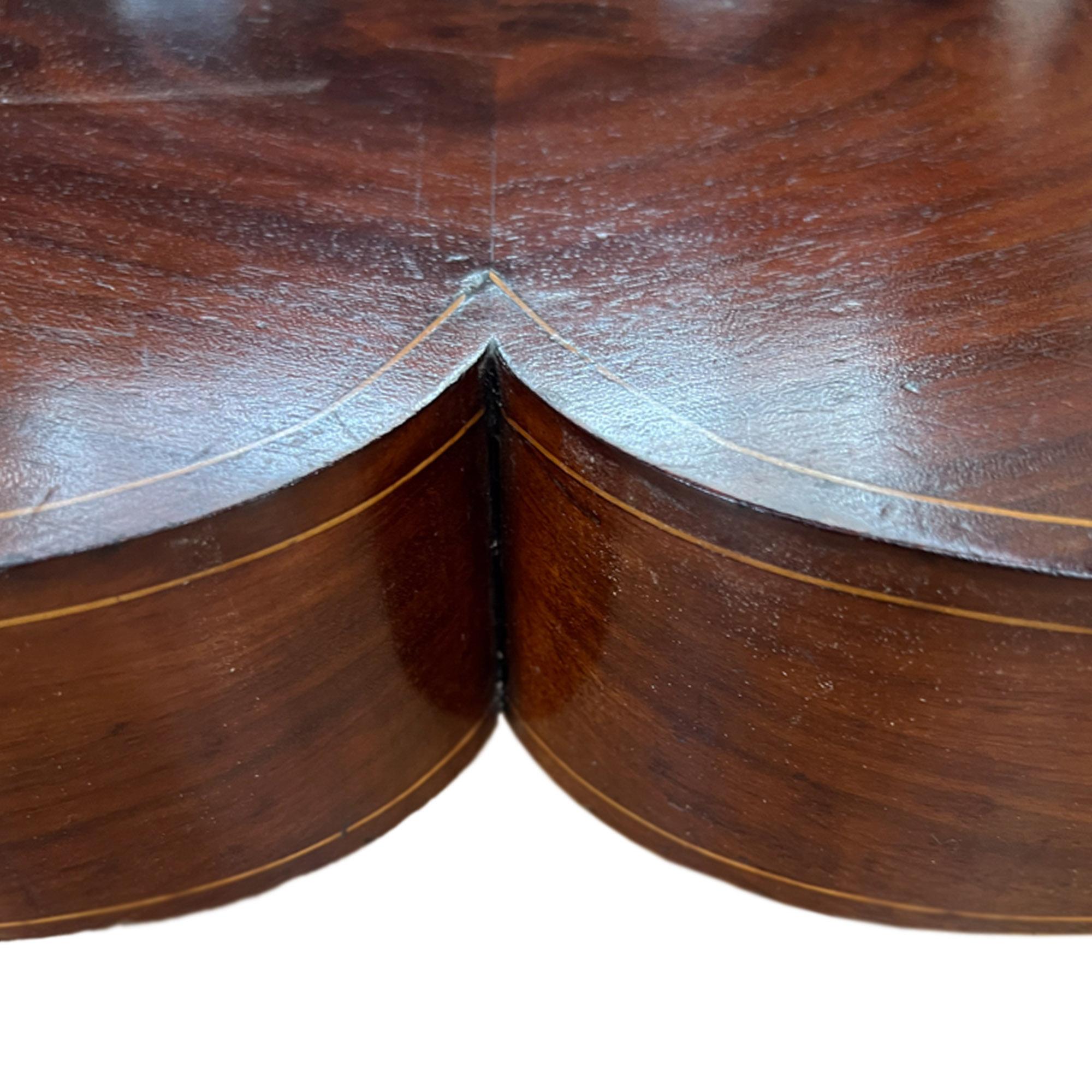 French 19th C Mahogany Console Table, Marble Top & Cushion Drawer For Sale 1