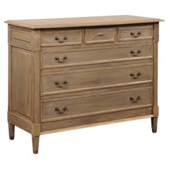 Antique French 19th C. Neoclassical Painted Wood Commode w/Six Drawers