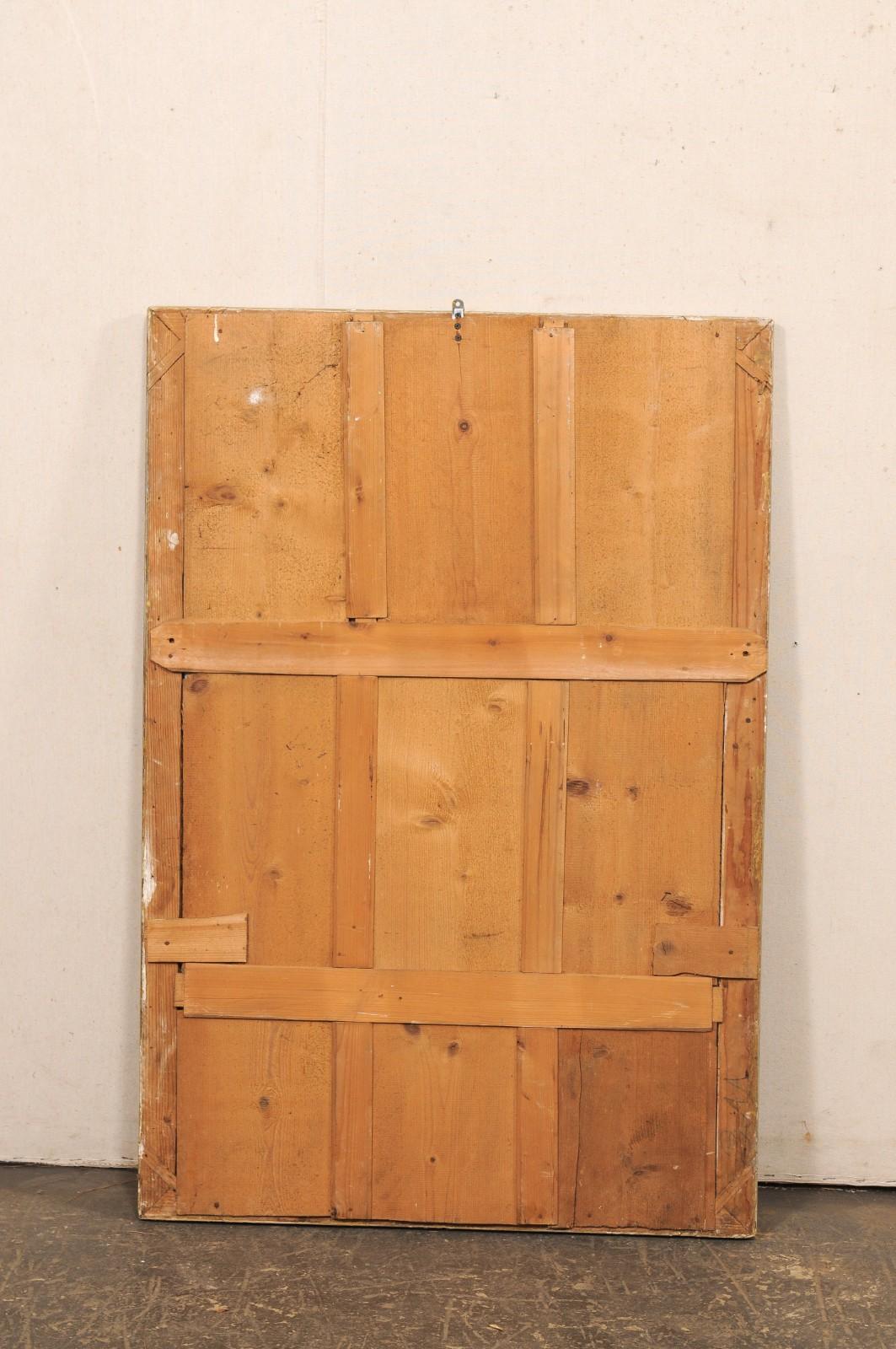 French 19th C Rectangular Wall Mirror, 4 Ft Tall For Sale 6