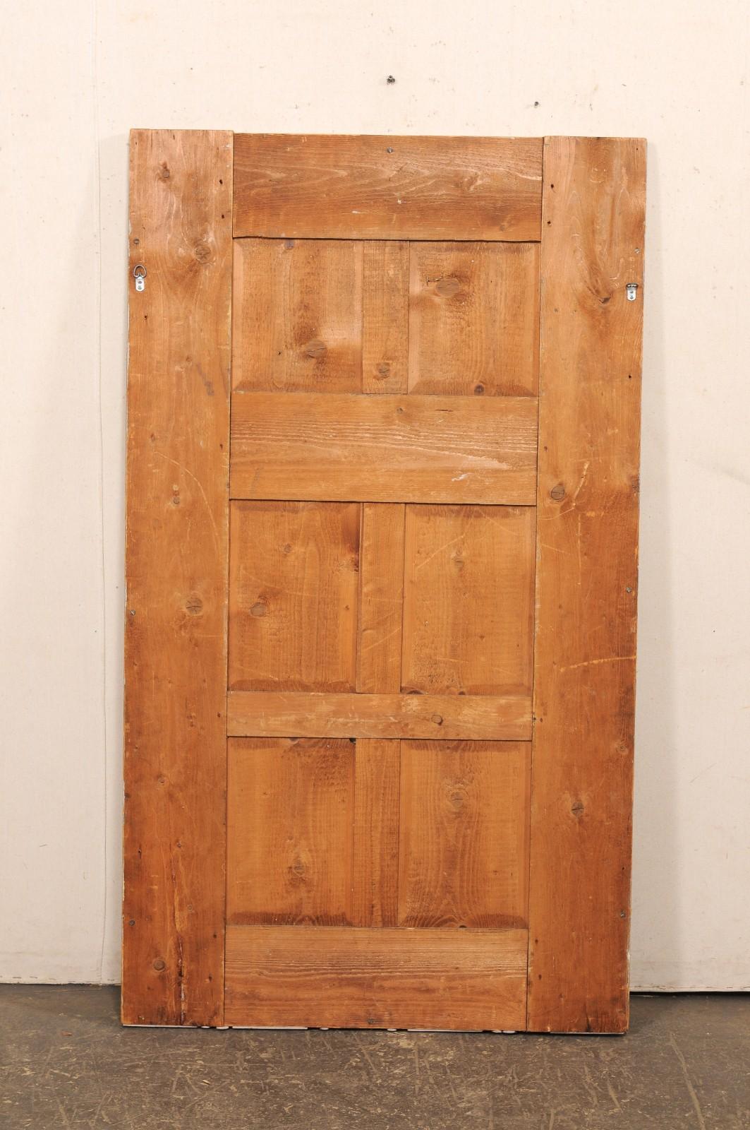 Specchio a pannello in vetro alto francese del XIX secolo con accenti di medaglioni floreali in vendita 10