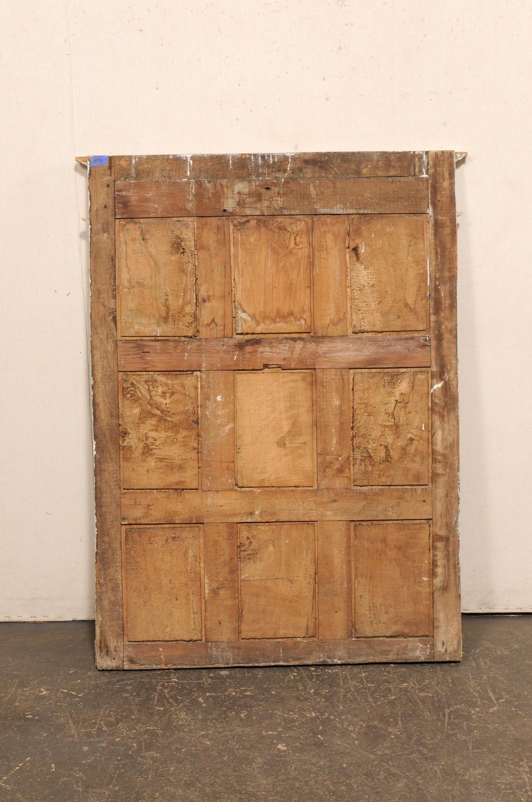 French 19th C. Tall Wall Mirror w/Original 2-Piece Glass en vente 6