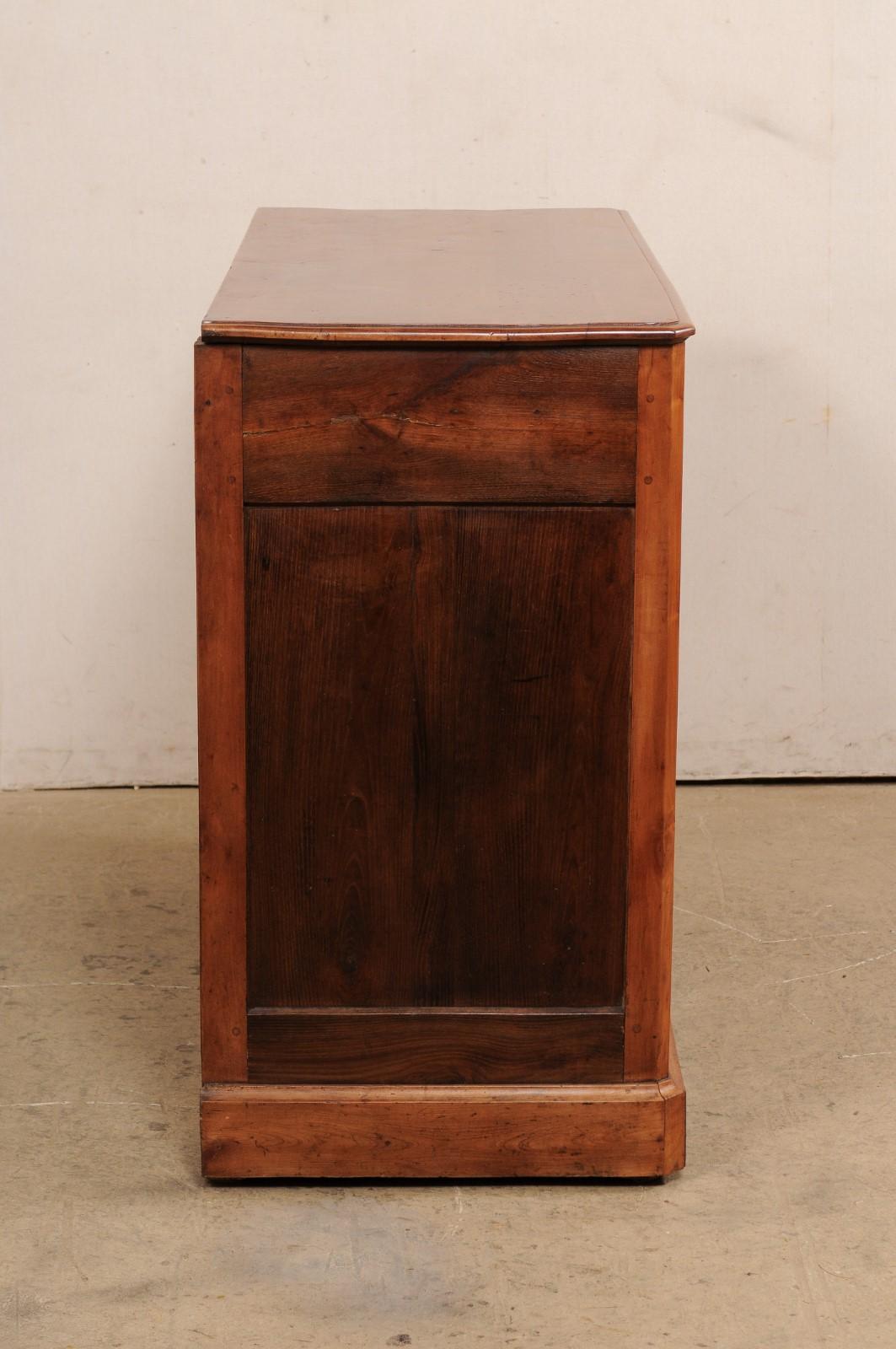 French 19th C. Wooden 2-Door Buffet Cabinet, 4.5 Ft. Width  For Sale 1