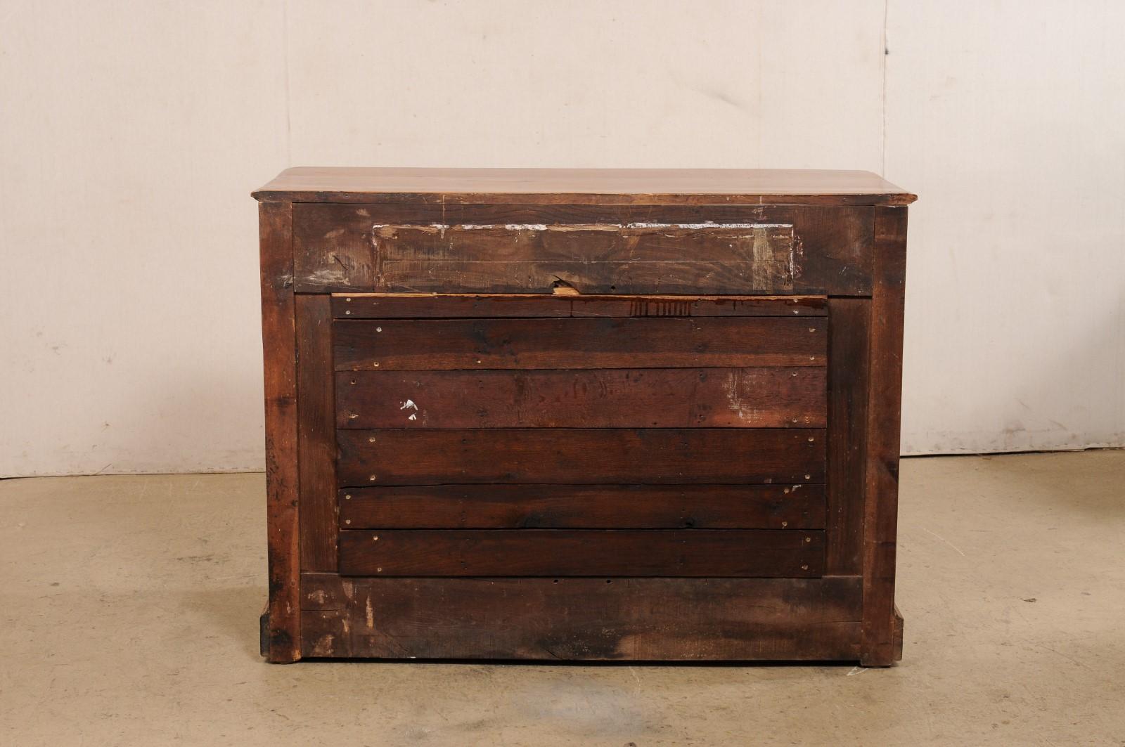 French 19th C. Wooden 2-Door Buffet Cabinet, 4.5 Ft. Width  For Sale 3