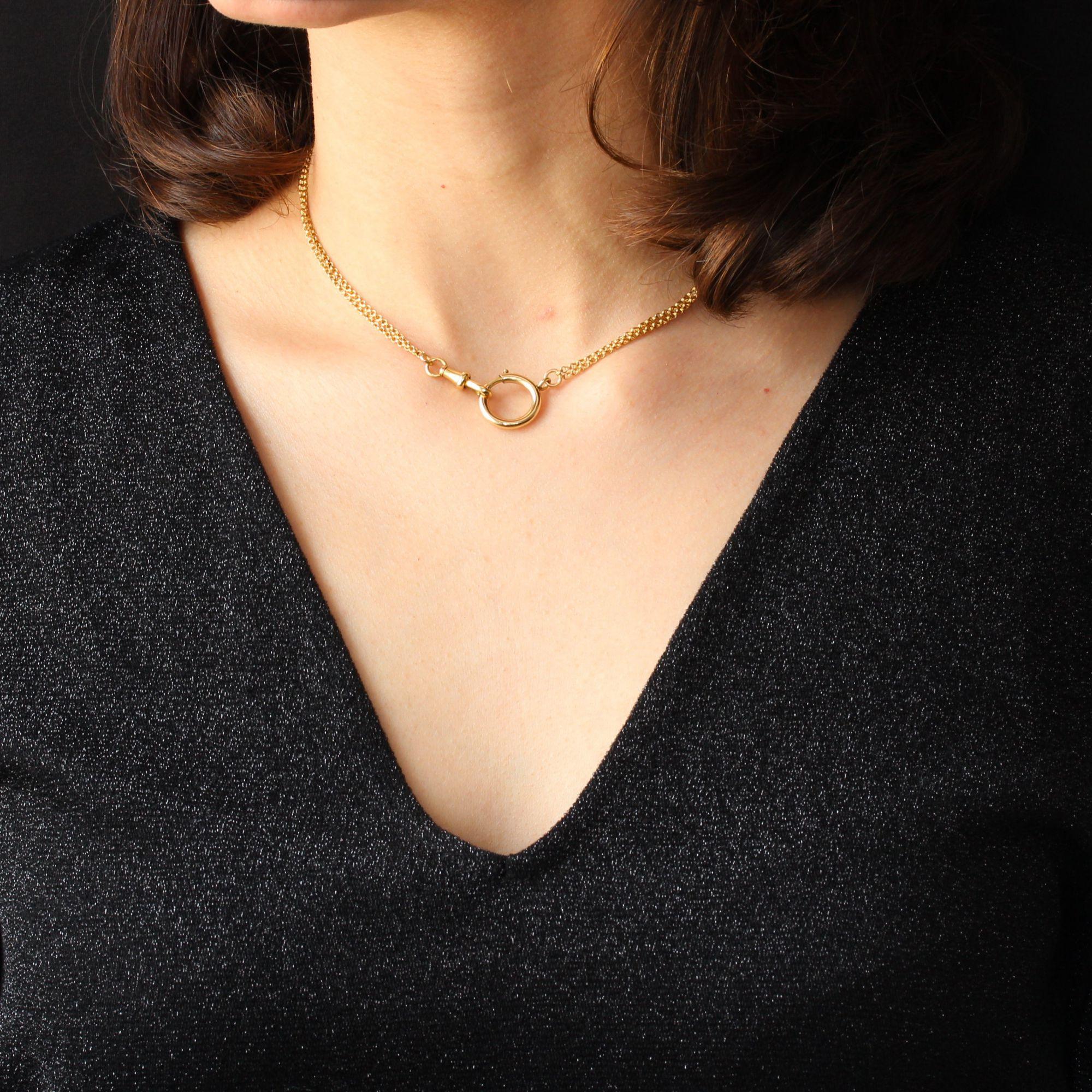 18 carat gold choker necklace