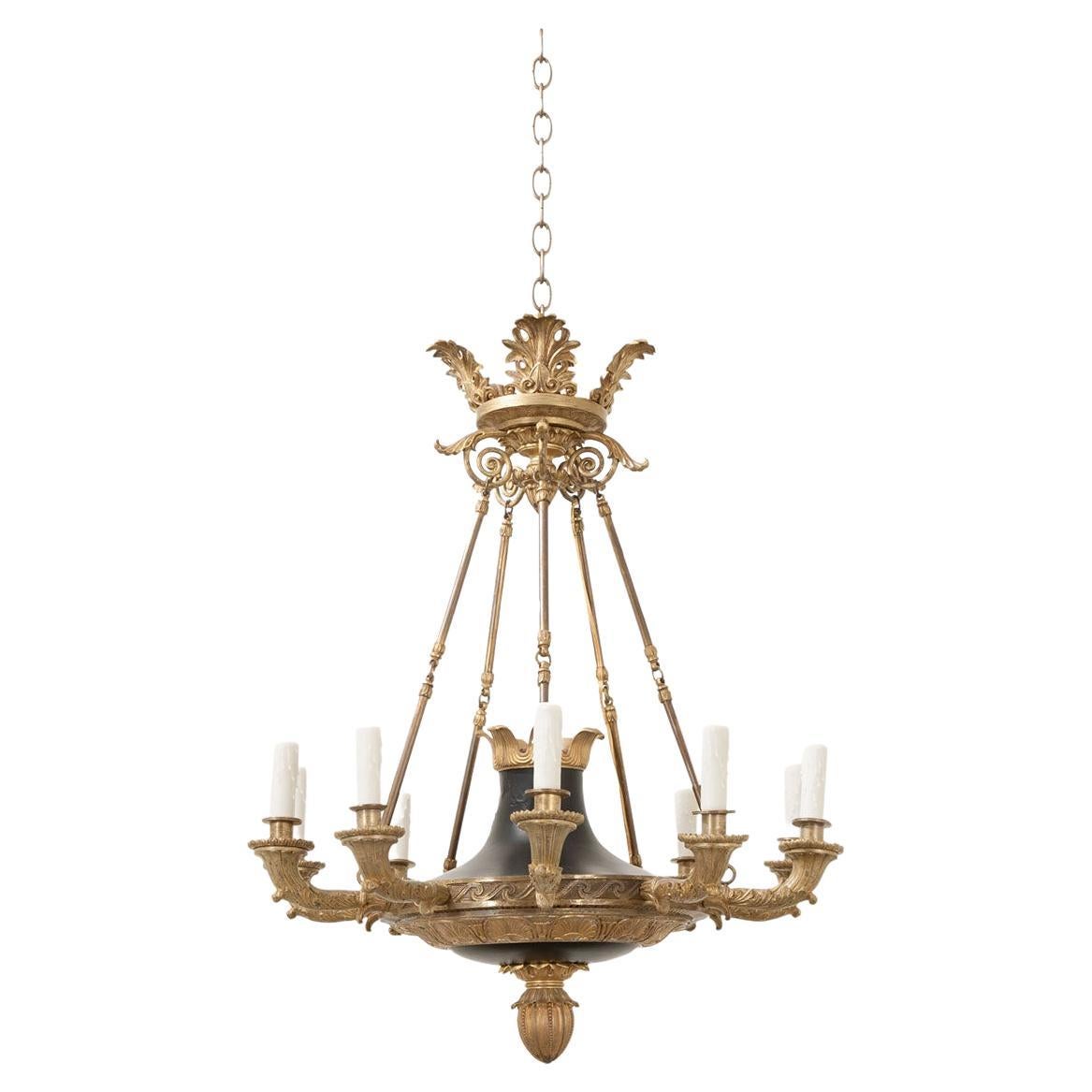 French 19th Century 1st Empire Chandelier For Sale