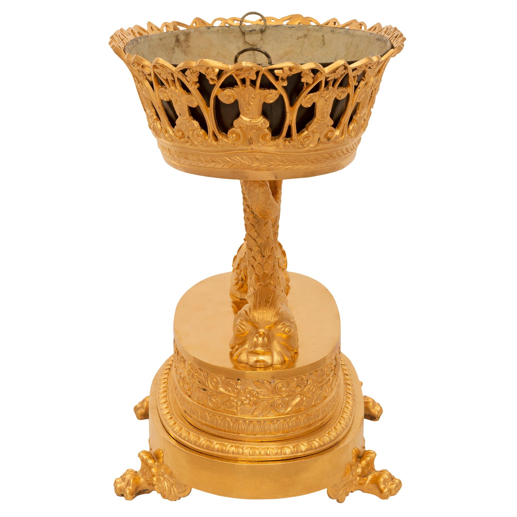 French 19th Century 1st Empire Period Ormolu Centerpiece For Sale 1