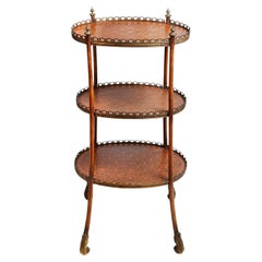 Antique French 19th century 3 tier etagere