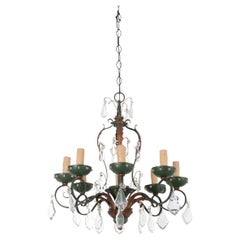 Antique French, 19th Century, 8 Light Chandelier