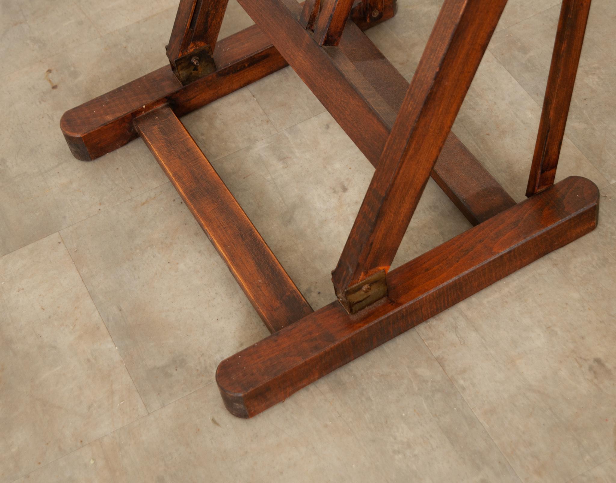 French 19th Century Adjustable Artists Easel 1
