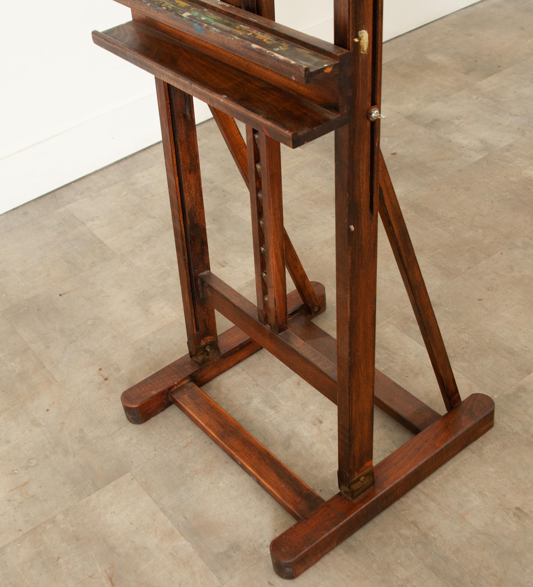 French 19th Century Adjustable Artists Easel 3