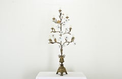 French 19th Century Altar Candelabra Converted Lamp