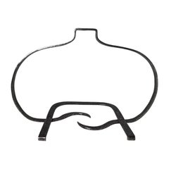 French 19th Century Antique Iron Fireplace Trivet
