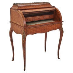 French 19th Century Antique Satinwood Bureau / Desk