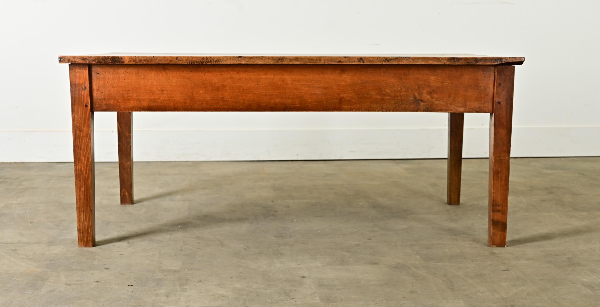 French 19th Century Applewood Coffee Table 2