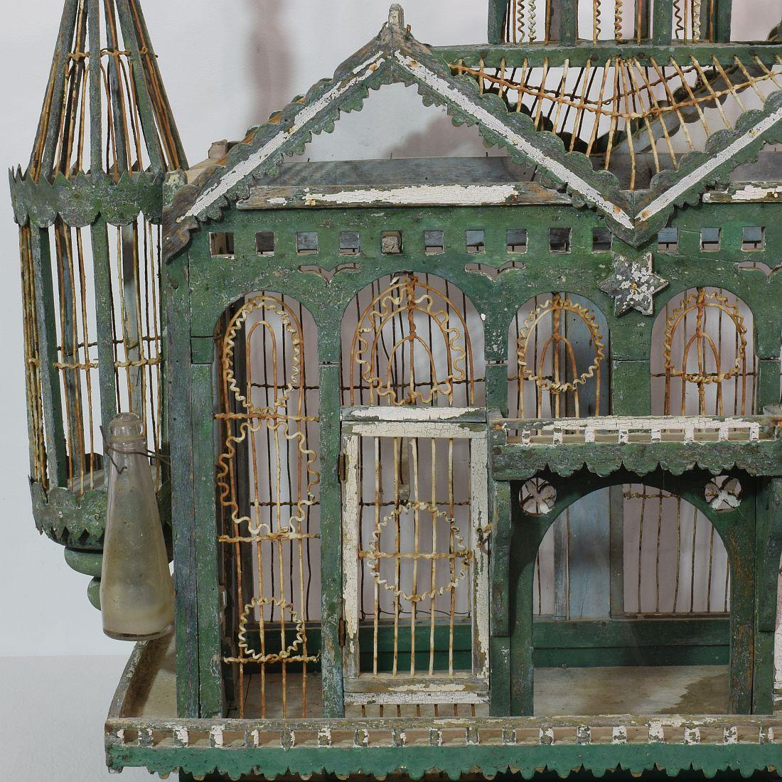 French 19th Century Architectural Birdcage 4