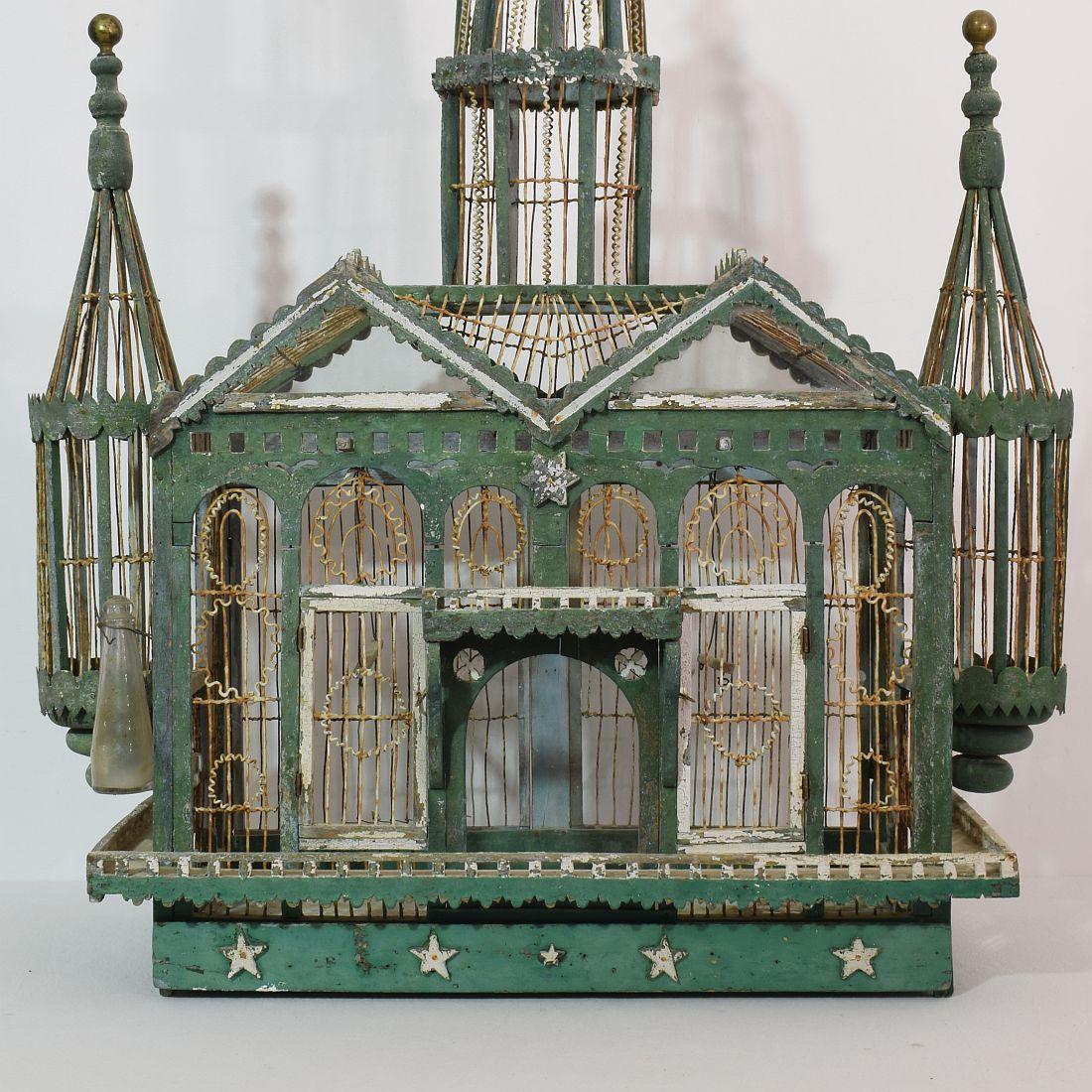 French 19th Century Architectural Birdcage 1