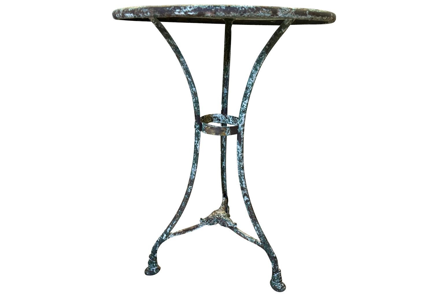 French 19th Century Arras Garden Gueridon In Good Condition In Round Top, TX