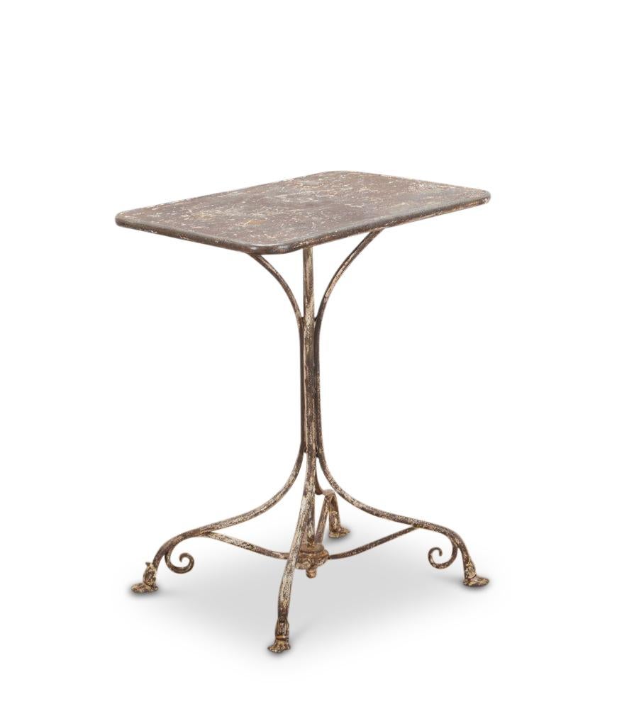 Iron French 19th Century Arras Garden Table For Sale