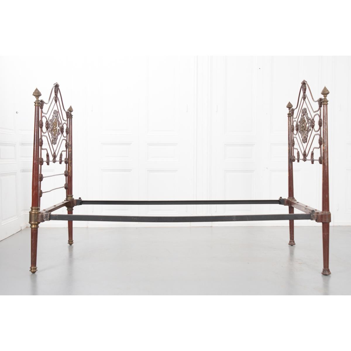 French 19th Century Art Nouveau Bed 5