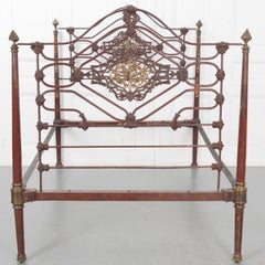 French 19th Century Art Nouveau Bed