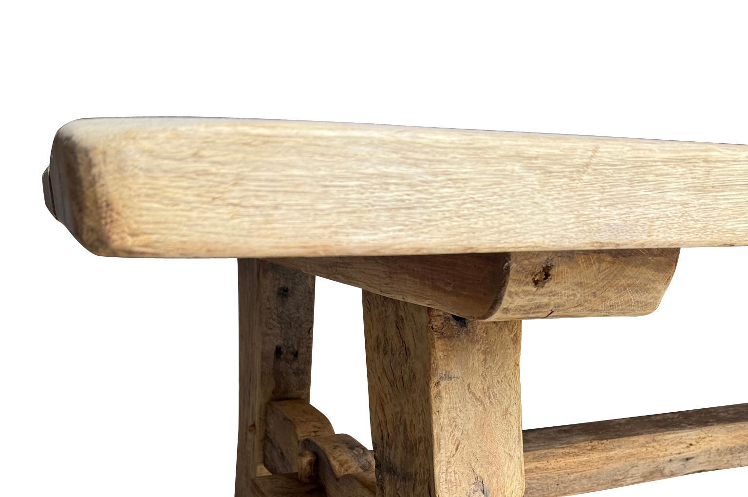Französisch 19. Jahrhundert Arte Populaire Bauernhof Tisch im Angebot 6