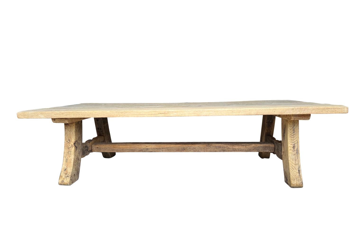 Französisch 19. Jahrhundert Arte Populaire Bauernhof Tisch im Zustand „Gut“ im Angebot in Round Top, TX