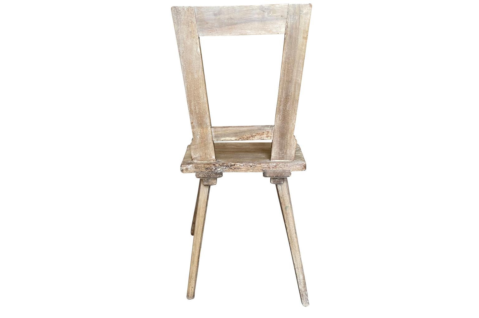 French 19th Century Arte Populaire Side Chair 4