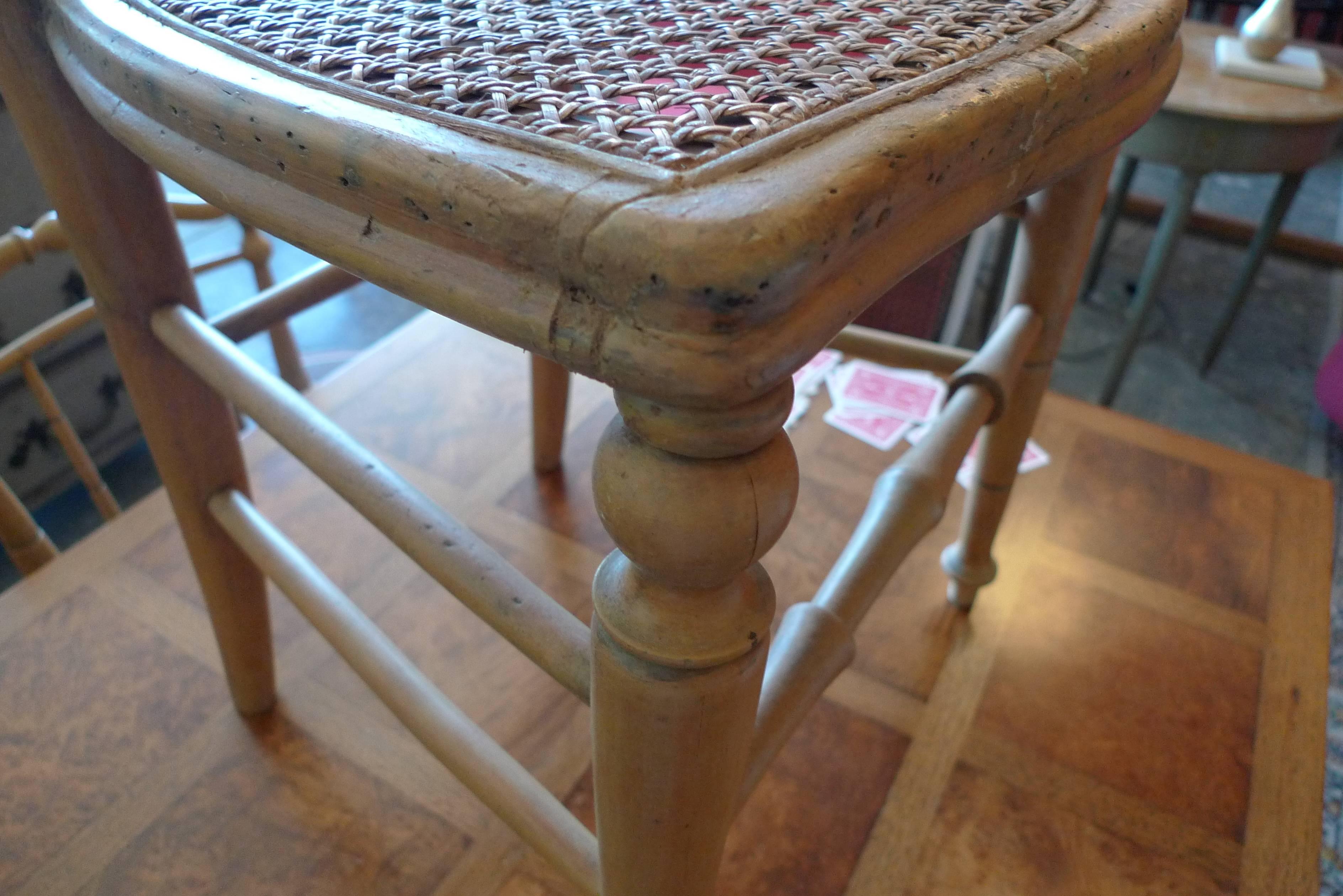 French 19th Century Bamboo and Cane Side Chair 2