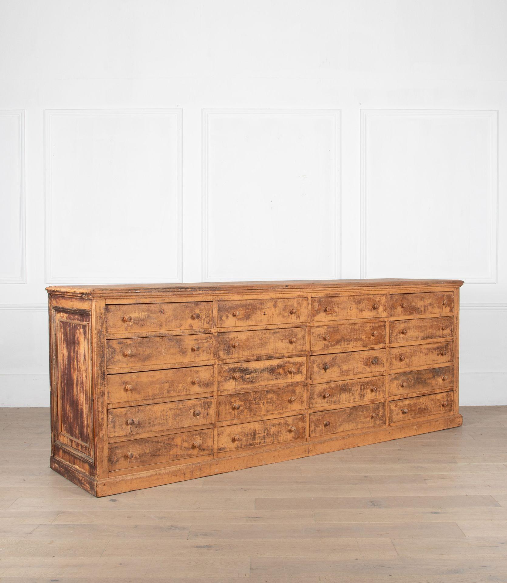 Late 19th Century 19th Century French Bank Of Drawers For Sale