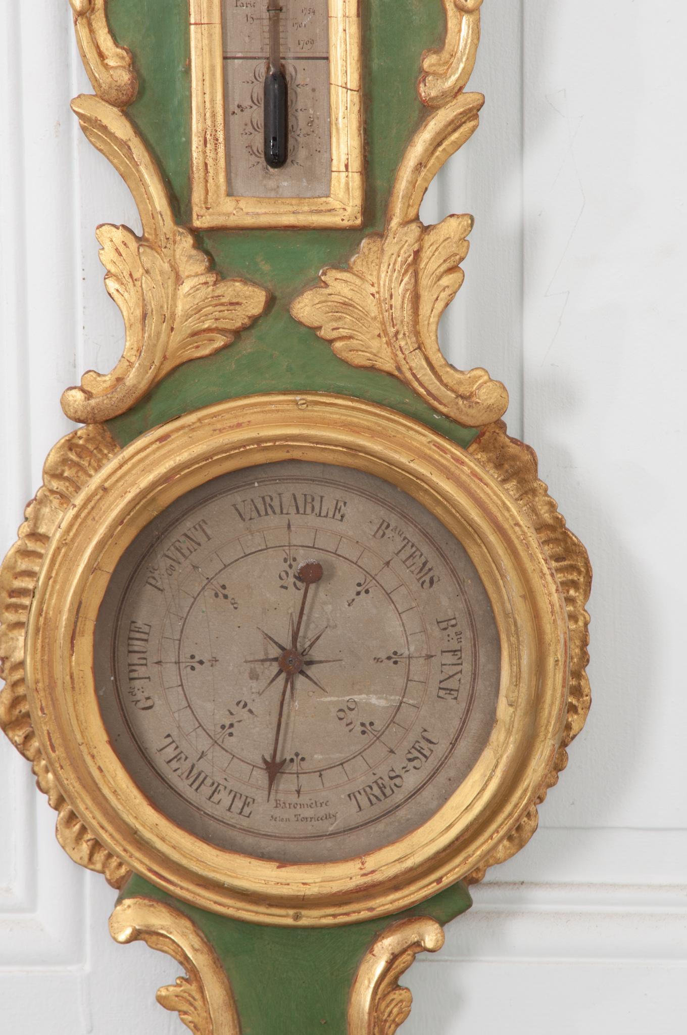 French 19th Century Barometer For Sale 3