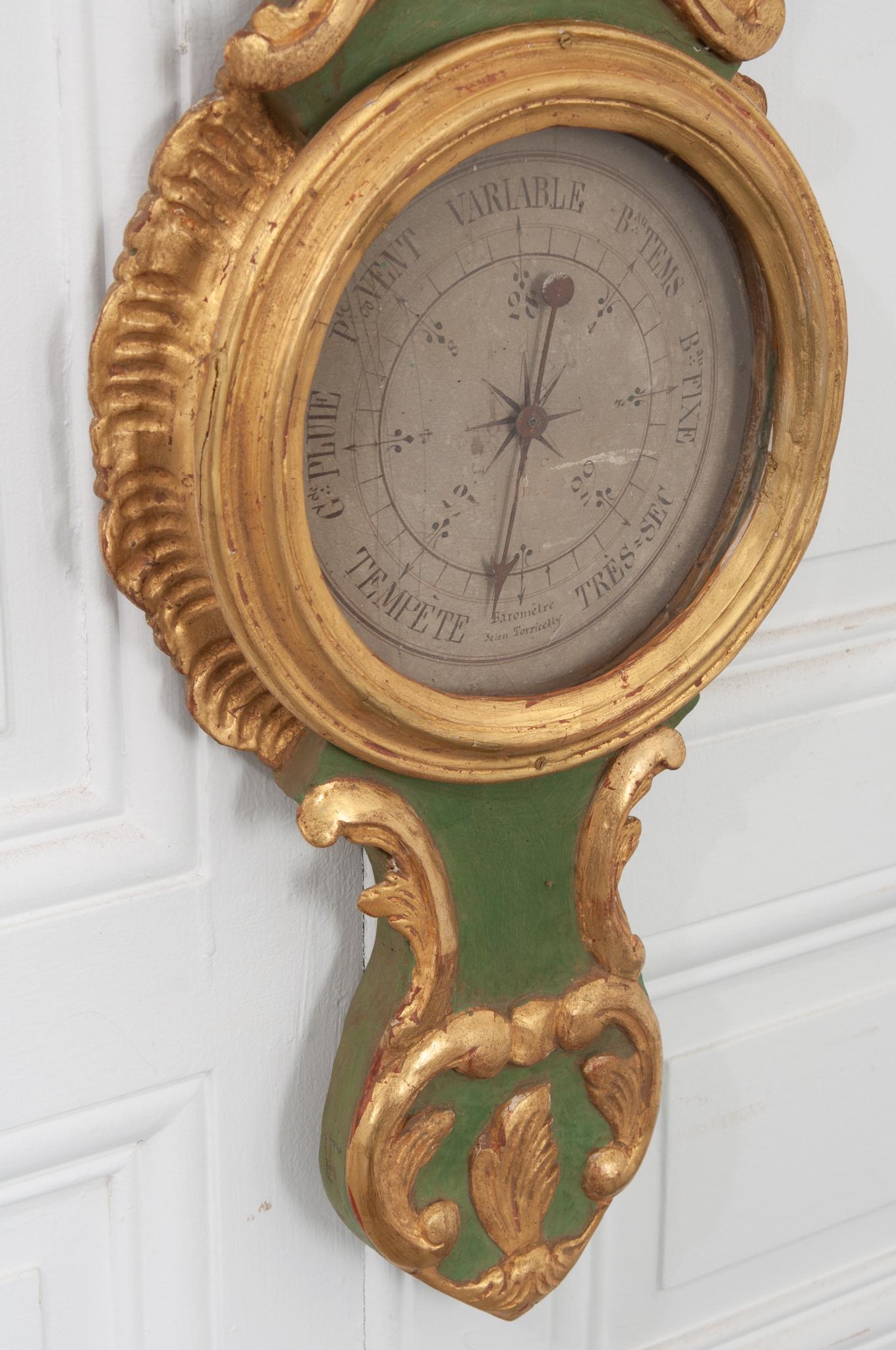 French 19th Century Barometer For Sale 4