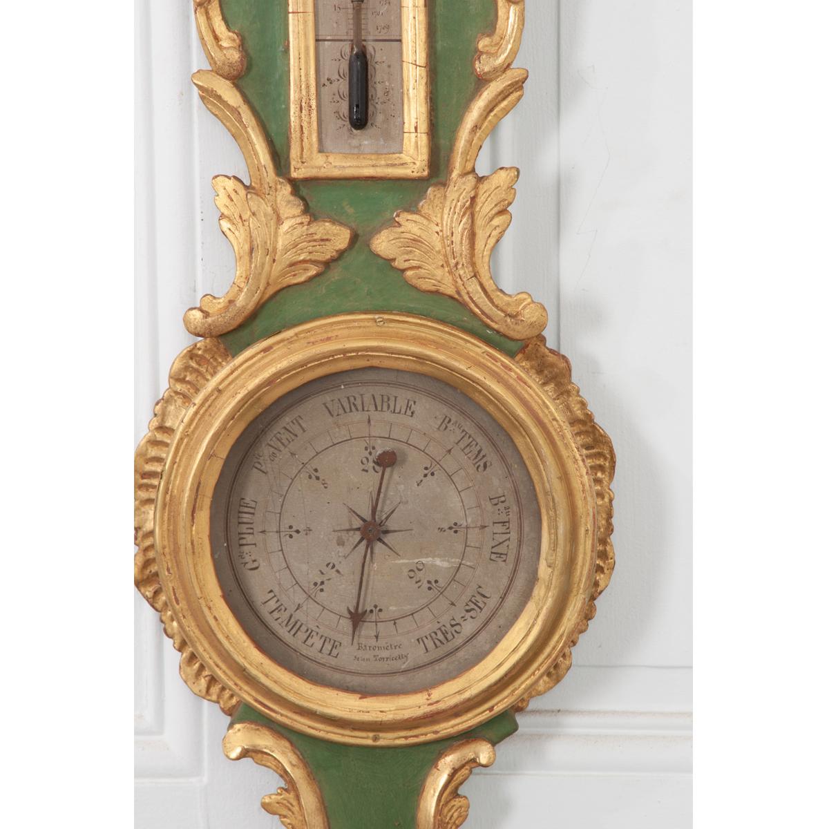 antique french barometer