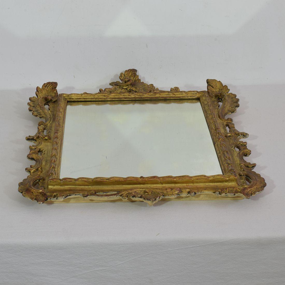 French, 19th Century Baroque Style Giltwood Mirror 5