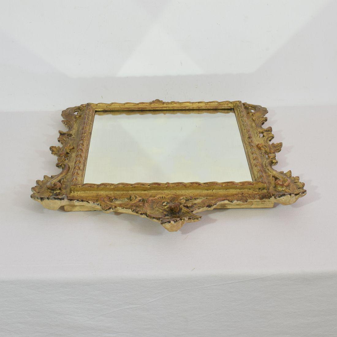 French, 19th Century Baroque Style Giltwood Mirror 7