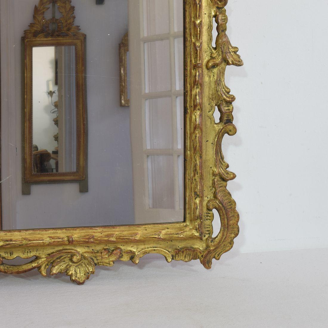 French, 19th Century Baroque Style Giltwood Mirror 3