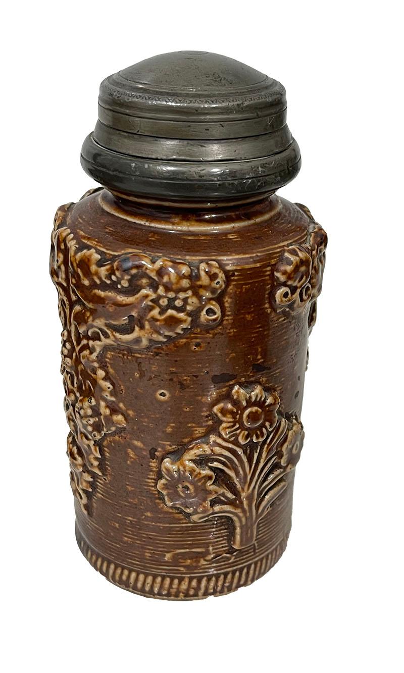 French 19th century Beauvais tobacco stoneware For Sale 1