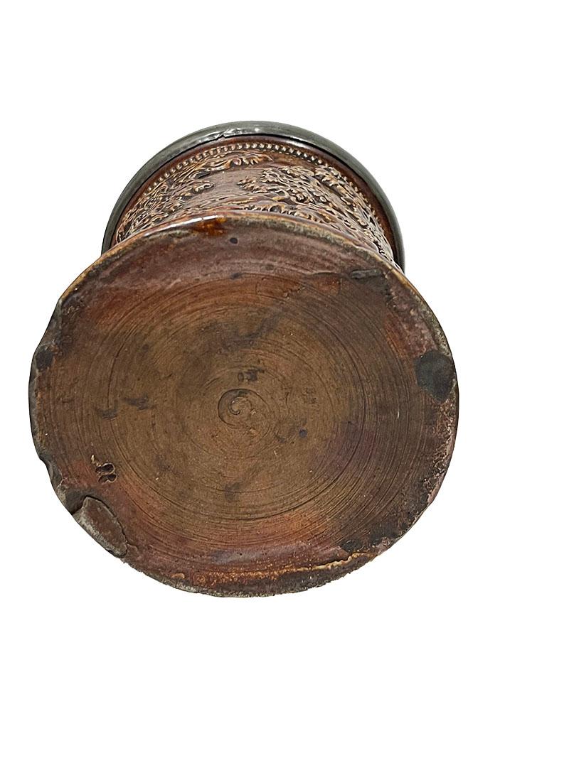 French 19th century Beauvais tobacco stoneware For Sale 4