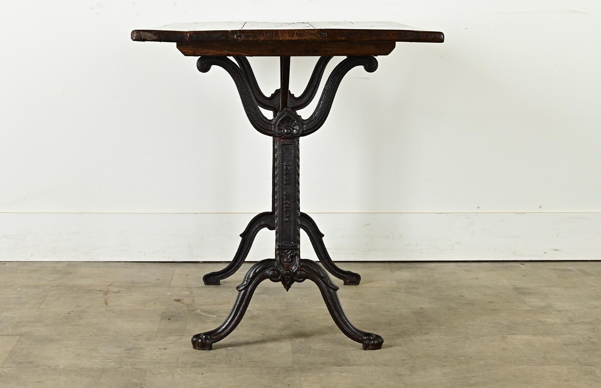 Table de bistrot des Beaux-Arts français du 19e siècle en vente 3