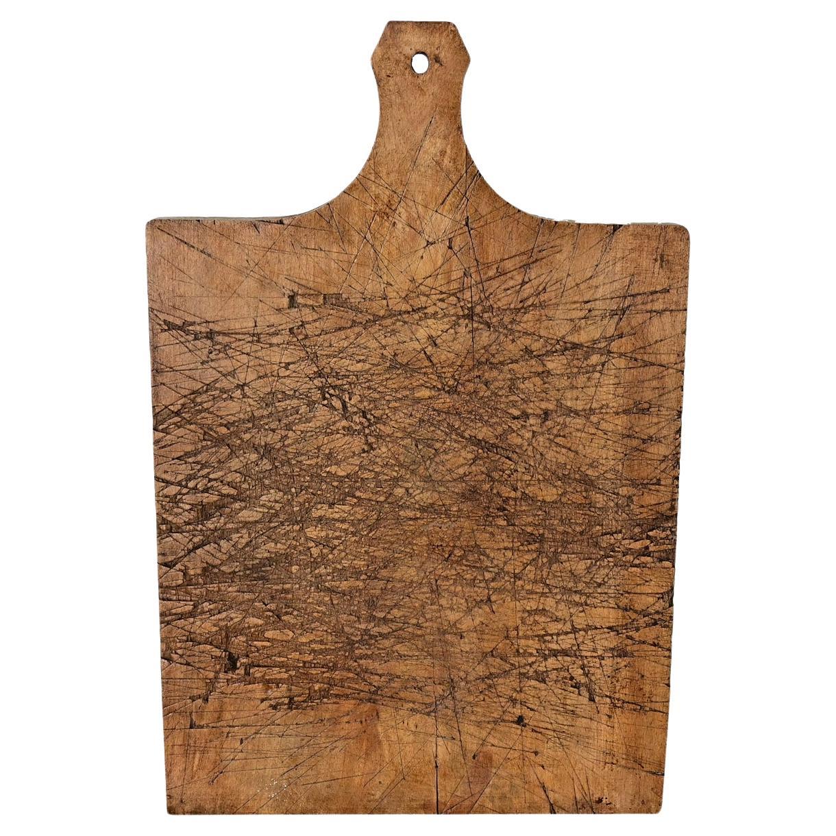French 19th Century Beech Chopping Block