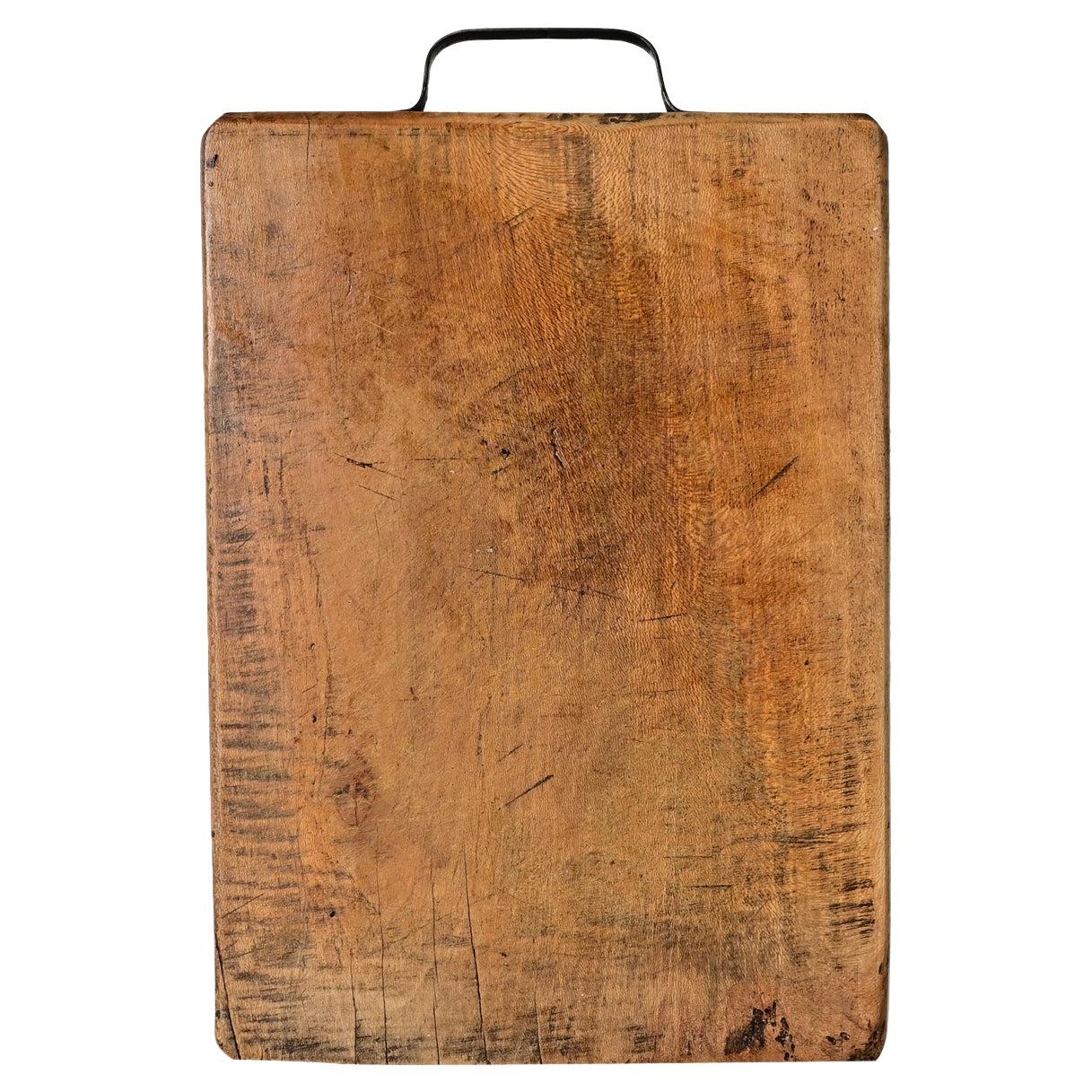 French 19th Century Beech Chopping Block