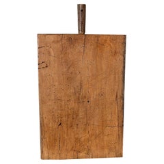 French 19th Century Beech Chopping Block