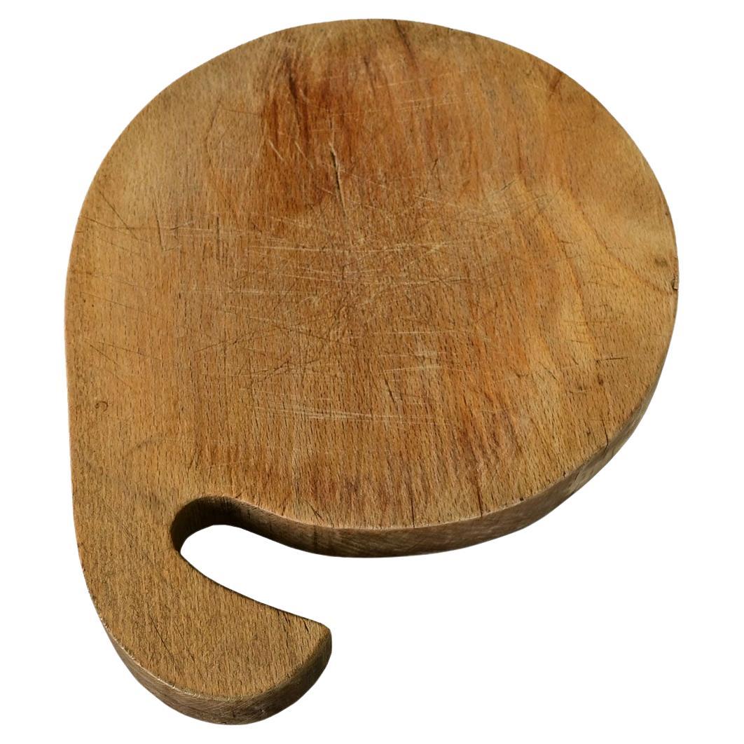 French 19th Century Beech Chopping Block