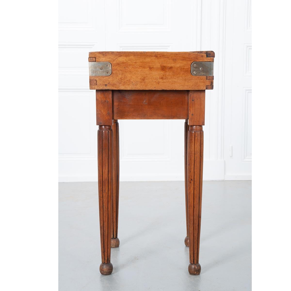 Other French 19th Century Beechwood Butcher Block