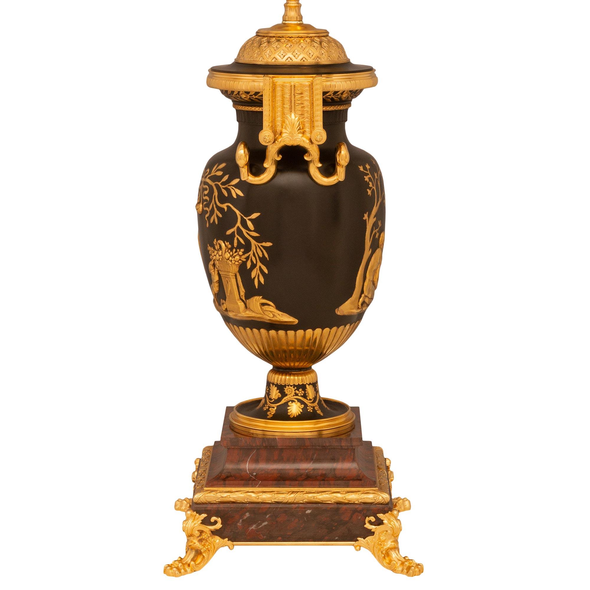 Français Lampes en bronze et bronze doré d'époque French 19th Century Belle Epoque en vente