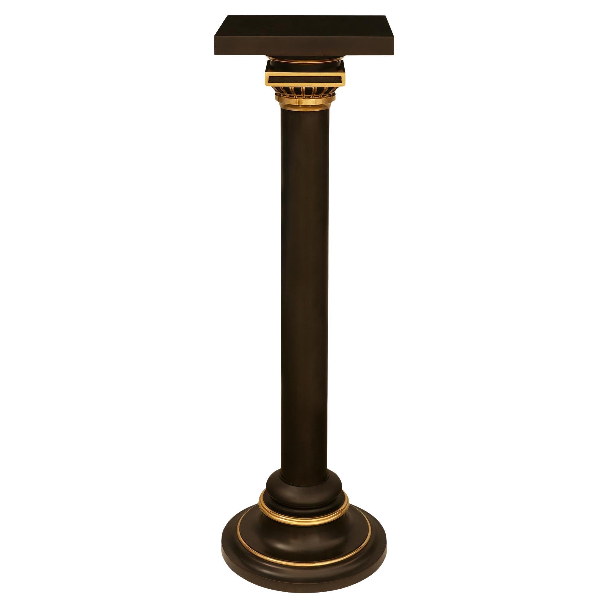 Französisch 19. Jahrhundert Belle Epoque Periode Bronze und Ormolu Pedestal