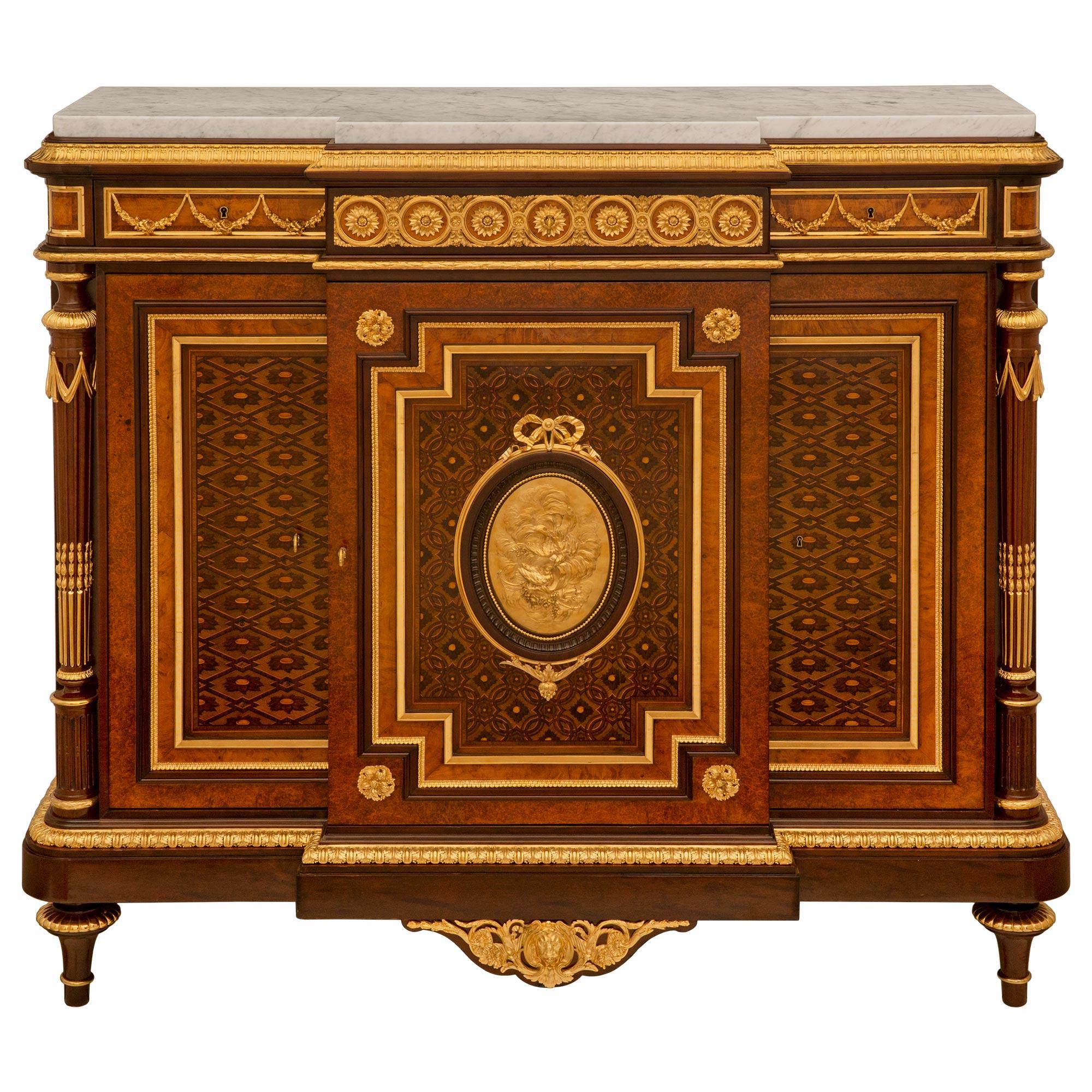 French 19th Century Belle Époque Period Cabinet Possibly by Maison Krieger For Sale 9