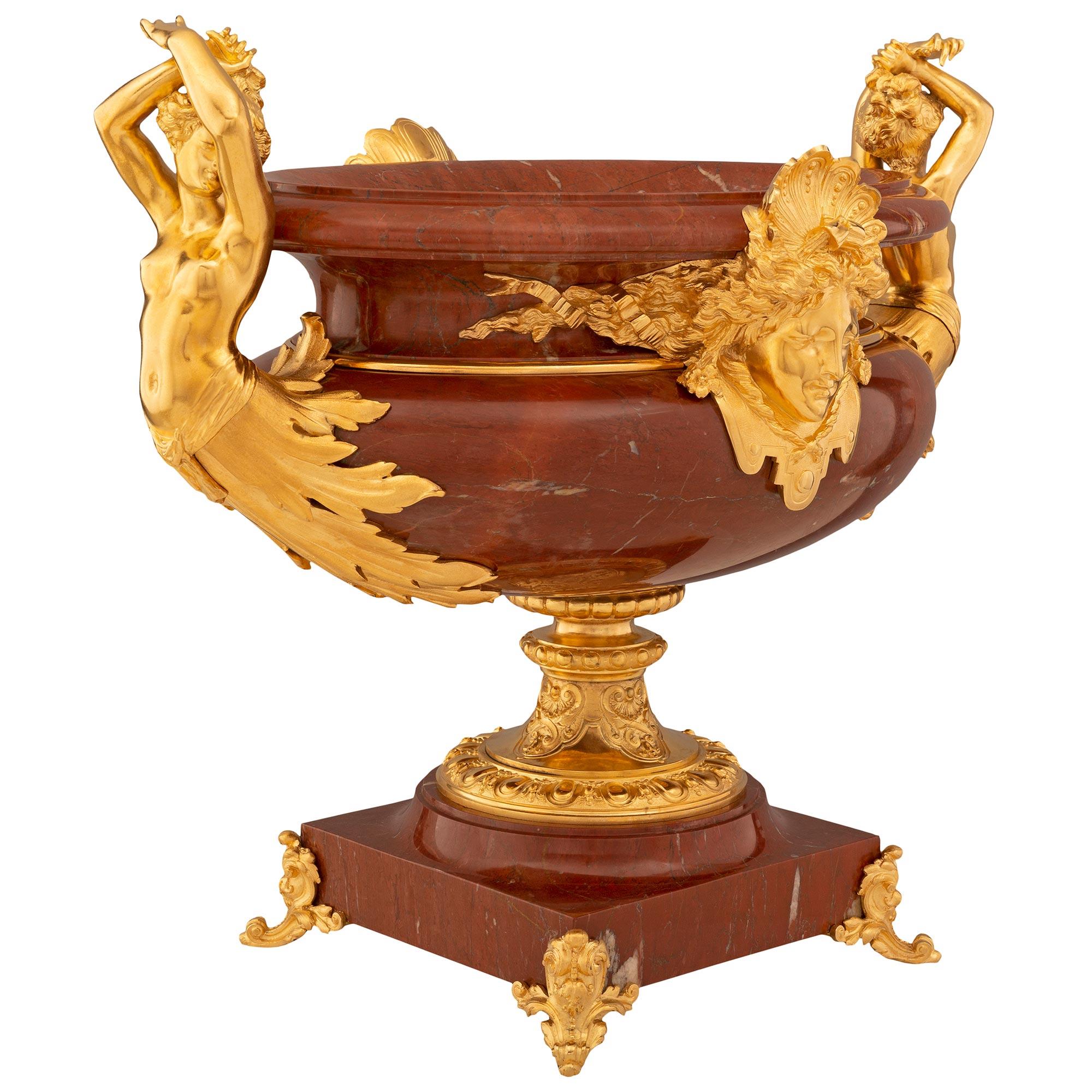 Centro de mesa francés de la Belle Époque del siglo XIX atribuido a François Linke Luis XVI en venta