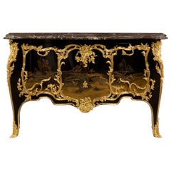 French 19th Century Belle Époque Period Commode, Stamped by Dasson