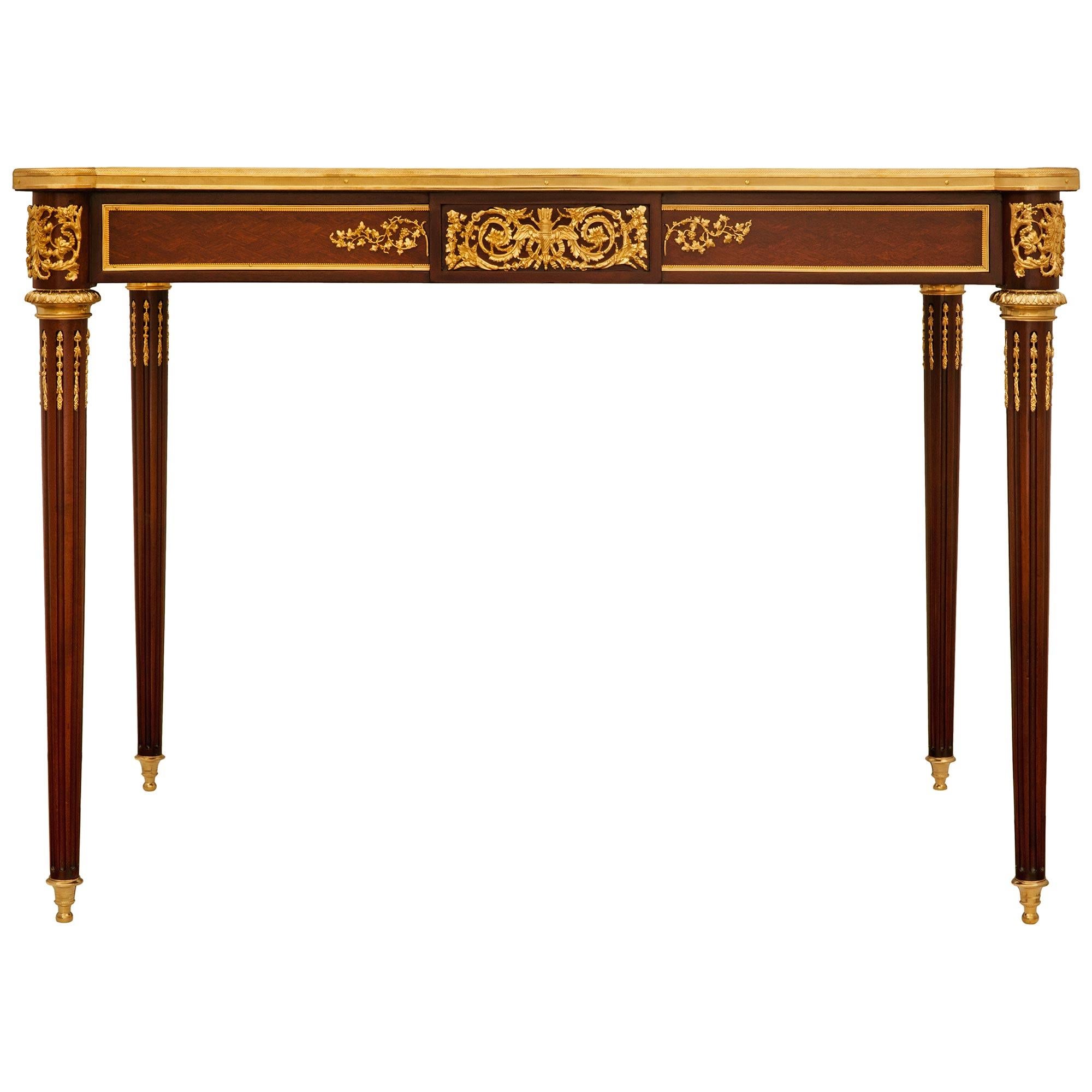 XIXe siècle Bureau/table de style A Link, French Belle Epoque, 19e siècle en vente