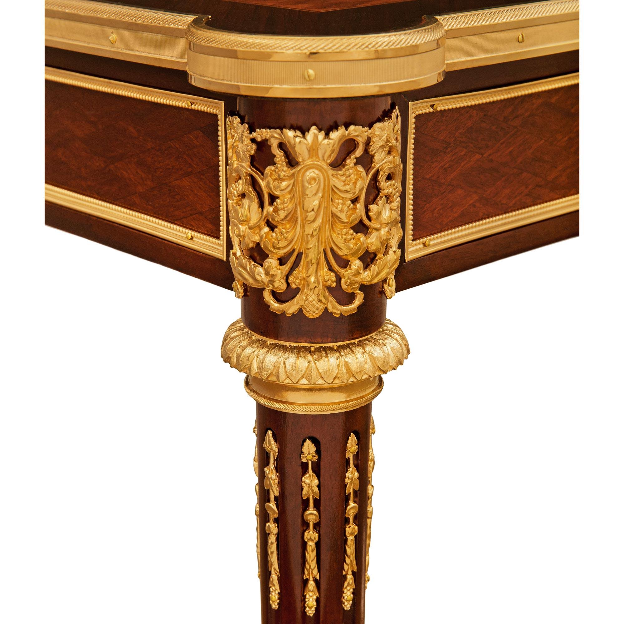 Bronze doré Bureau/table de style A Link, French Belle Epoque, 19e siècle en vente